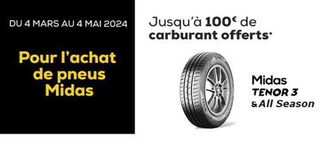 midas promotions|promo pneus midas.